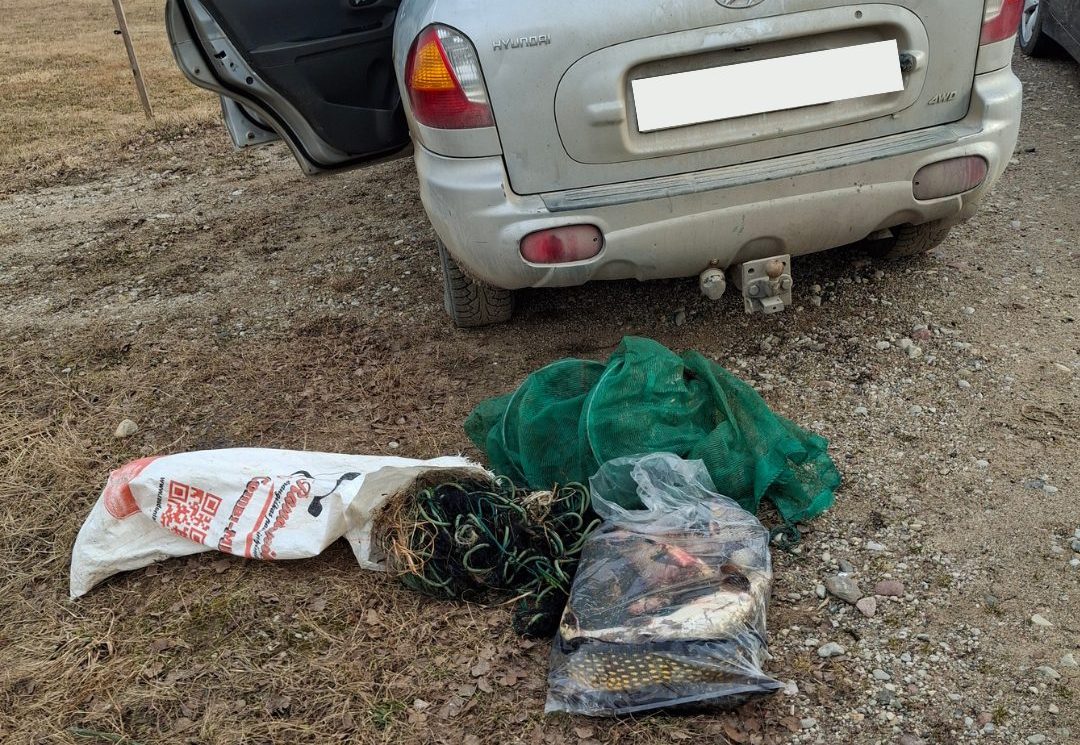 Pirmasis konfiskuotas automobilis už neteisėtą žvejybą