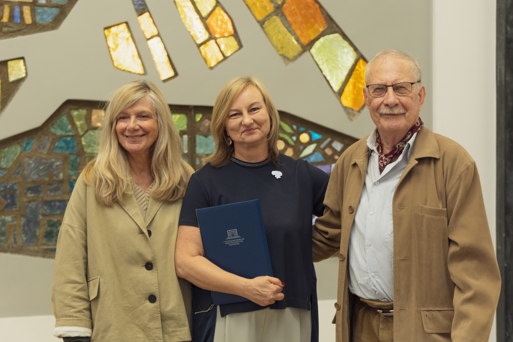 Nathalie Hazan-Brunet, Aušrinė Žilinskienė, Jeanas Levantalis . Vygaudo Juozaičio nuotrauka